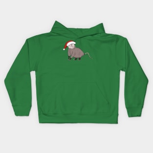 Happy Christmas Possum Kids Hoodie